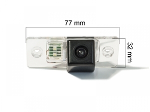 CCD штатная камера заднего вида с динамической разметкой AVEL Electronics AVS326CPR (#105) для PORSCHE CAYENNE I (2002-2010)/ VOLKSWAGEN TOUAREG I (2002-2010) / TIGUAN I (2007-2016), фото 2