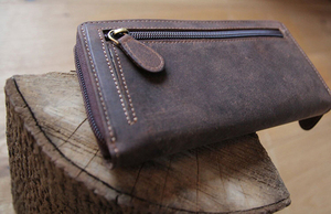 Бумажник Klondike Mary, коричневый, 19,5x10 см, фото 10