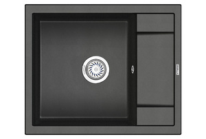 Мойка для кухни GRANULA 6002 (GR-6002 черный) чёрный, фото 1