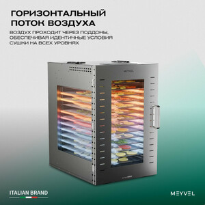 Дегидратор Meyvel MDH16-1S (Нержавеющая Сталь), фото 13