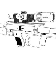 Консольные кольца Vector Optics 30 мм (с регулировкой высоты) на планку типа "ласточкин хвост" (XASR-3065), фото 9