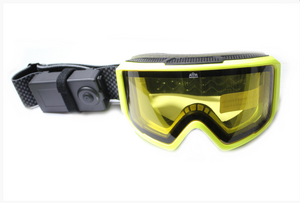 Очки снегоходные с магнитной линзой и подогревом AiM (PRO) 190-101 Accu Heated Goggles Yellow, фото 1