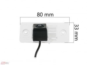 CCD HD штатная камера заднего вида AVS327CPR (#105) для автомобилей PORSCHE/ VOLKSWAGEN, фото 2