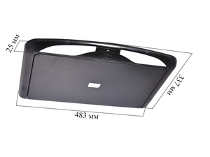 Потолочный автомобильный монитор 17.3" AVEL AVS1720BM (Черный), фото 2
