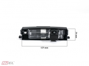 CCD HD штатная камера заднего вида AVS327CPR (#098) для автомобилей TOYOTA, фото 2