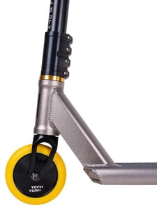 Самокат трюковой Tech Team Duker 4.0 grey/yellow, фото 10