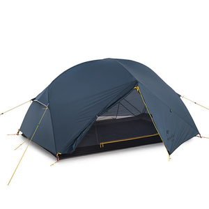 Палатка Naturehike Mongar NH19M002-J 210T двухместная сверхлегкая , синяя Navy Blue, 6975641880998, фото 1
