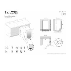 Винный шкаф Dunavox DAUF-38.100DSS, фото 8