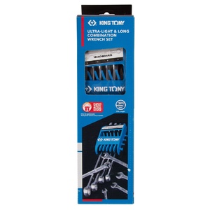 Набор комбинированных ключей KING TONY 8-19 мм, 8 предметов 12A08MRS, фото 2
