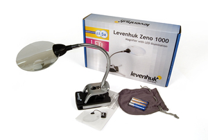 Лупа Levenhuk Zeno 1000, 2,5/5x, 88/21 мм, 2 LED, фото 3