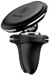 Магнитный держатель на воздуховод Baseus Magn.Air Vent Car Holder with clip (SUGX-A01) black, фото 3