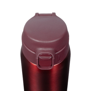 Термокружка Relaxika 701 (0,48 литра), бордовая, фото 6