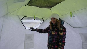 Зимняя палатка утепленная Лотос Куб 3 Классик С9Т (со съемным утеплителем), фото 10