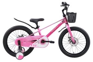 Велосипед детский Tech Team Forca 18" pink 2024 (магниевый сплав)