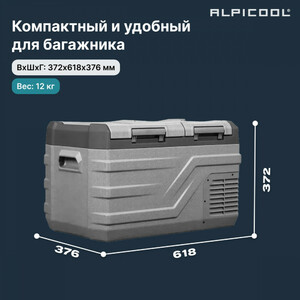 Автохолодильник Alpicool NLD35 (12/24), фото 3