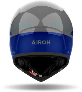 Шлем Airoh J110 SLIM Blue Glossy S (глянцевый), фото 4