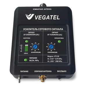 Готовый комплект усиления сотовой связи VEGATEL VT2-3G-kit (LED), фото 2
