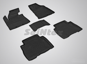 Резиновые коврики с высоким бортом Seintex для KIA Sorento 2013-2020