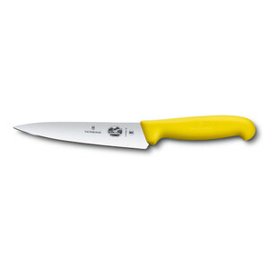 Нож Victorinox разделочный, лезвие 15 см, желтый, фото 4