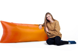 Надувной диван БИВАН Классический, цвет оранжевый, фото 7
