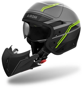 Шлем Airoh J110 SLIM Yellow Matt XXL (матовый), фото 2