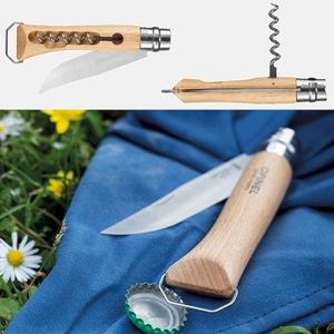 Нож со штопором и открывалкой Opinel Inox №10 VRI клинок 10см, нерж.сталь, бук, фото 11