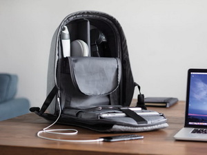 Рюкзак для ноутбука до 17 дюймов XD Design Bobby Hero XL, серый, фото 14