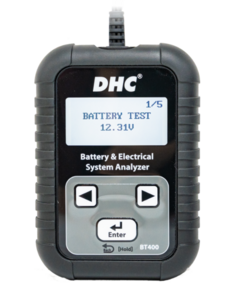 Тестер аккумуляторных батарей DHC BT400 (12/24В), фото 2