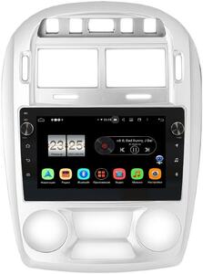 Штатная магнитола Kia Cerato I 2003-2008 LeTrun BPX609-579 на Android 10 (4/64, DSP, IPS, с голосовым ассистентом, с крутилками) (с климат-контролем)