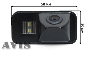 CMOS штатная камера заднего вида AVEL AVS312CPR для TOYOTA AVENSIS / COROLLA E12 (2001-2006) (#087), фото 2
