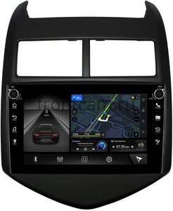 Штатная магнитола LeTrun 7803-9009 для Chevrolet Aveo II 2011-2015 на Android 10 (4G-SIM, 4/64, DSP, IPS) c крутилками c оптическим выходом, фото 1