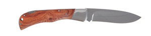 Нож Stinger, 104 мм, рукоять: сталь/дерево, серебр.-корич., картонная коробка, фото 3