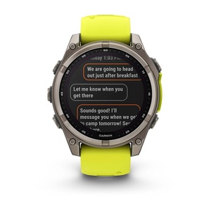 Часы Garmin Fenix 8 47mm Saph Titanium Amp Yellow-Graphite Sln (010-02906-21G), фото 10