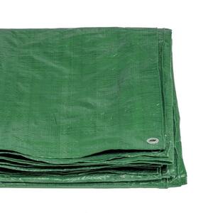 Тент универсальный 20x30ft (6x9,1m) 90gr/5mil усилен. пласт. крепл. GREEN Nisus (NA-GR-20x30-P), фото 2