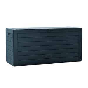 Ящик для хранения Prosperplast Woodebox 280л, антрацит