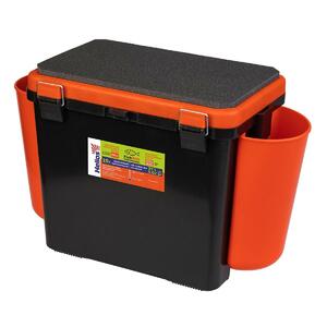 Ящик зимний FishBox односекционный (19л) оранжевый Helios