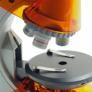 Микроскоп Микромед «Атом» 40–640x, апельсин, фото 4