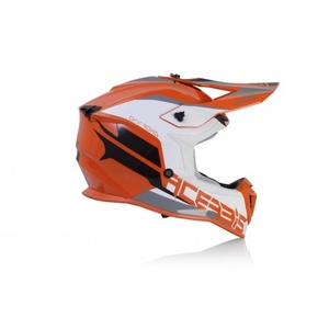 Шлем Acerbis LINEAR Orange/White XS, фото 5