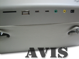 Подголовник со встроенным DVD плеером и LCD монитором 9" Avel AVS0943T (Серый) , фото 2
