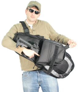 Чехол-рюкзак Leapers UTG на одно плечо, серый/черный PVC-PSP34BG, фото 7