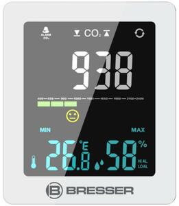 Гигрометр Bresser Air Quality Smile с датчиком CO2, белый, фото 2