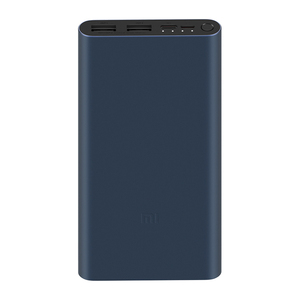 Xiaomi Mi Power Bank 3 10000mAh Type-c + 2USB PLM13ZM Fast Charge 18W Black, фото 1