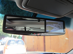 Зеркало заднего вида со встроенным монитором Touch Screen, GPS навигатором, громкой связью Bluetooth Handsfree AVEL AVS0430BM универсальное крепление, фото 9
