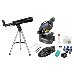 Набор Bresser National Geographic: телескоп 50/360 AZ и микроскоп 40–640x, фото 1