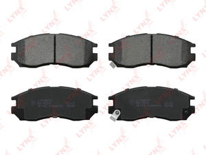 Колодки тормозные передние LYNXauto BD-5509. Для MITSUBISHI Митсубиси Colt 1.8 90-96/Eclipse >99/Galant >92/Lancer(Лансер) 1.8 >03, HYUNDAI Хендаи Santamo 98>, фото 2