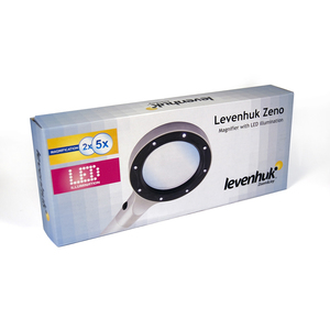 Лупа Levenhuk Zeno 400, 2/4x, 88/21 мм, 2 LED, металл, фото 6