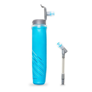 Мягкая бутылка для воды с трубкой HydraPak Ultraflask Speed 0,6L Голубая (AH164), фото 3