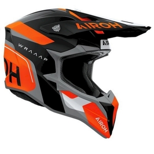 Шлем Airoh WRAAAP CONQUER Orange Matt, XXS, фото 2