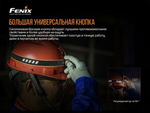 Налобный фонарь Fenix HM61R + складной нож Ruike S22, зелёный, фото 16