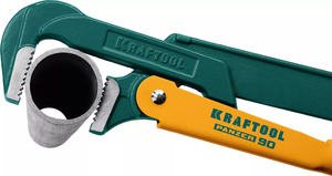 Трубный ключ  с прямыми губками KRAFTOOL PANZER-90 №3 2" 560 мм 2734-20, фото 2